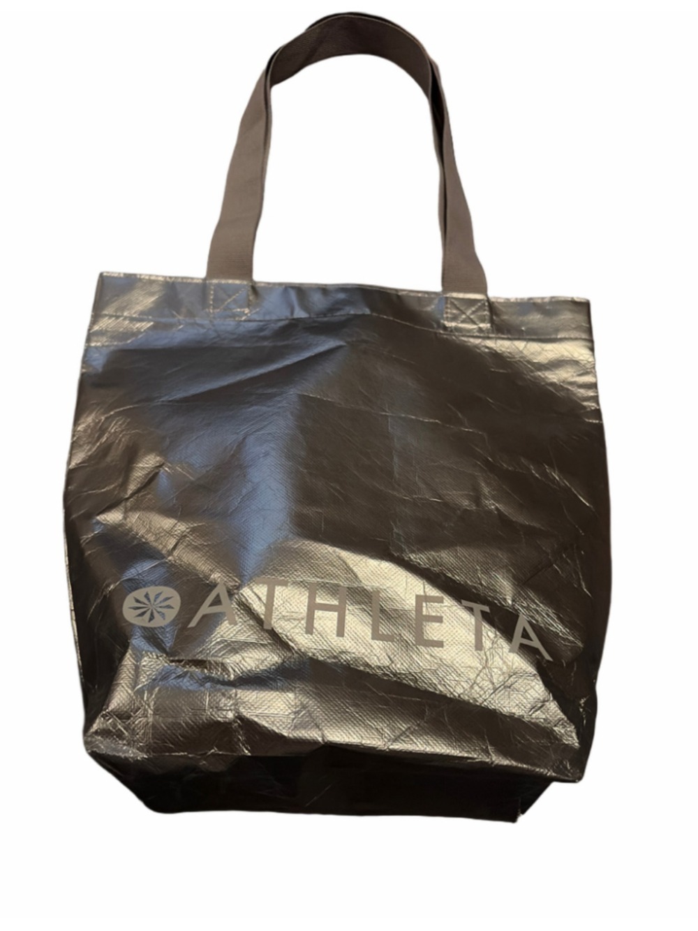 Athleta Silver Tote Bag One Size
